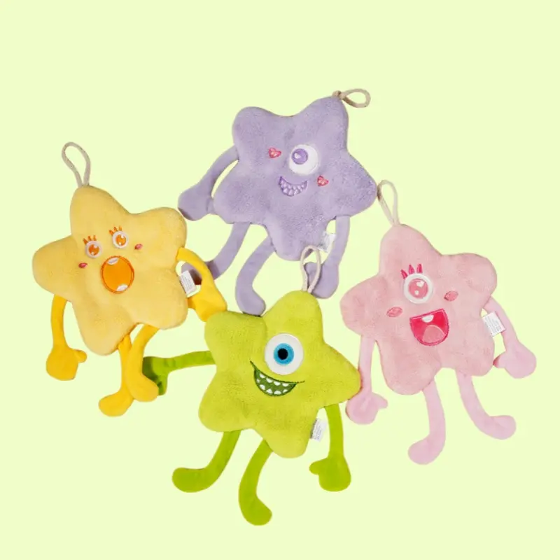 Cartoon star hand towel thick coral velvet absorbent children's towels