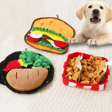Custom pet dog sniffing mat slow food educational toy cat hidden food