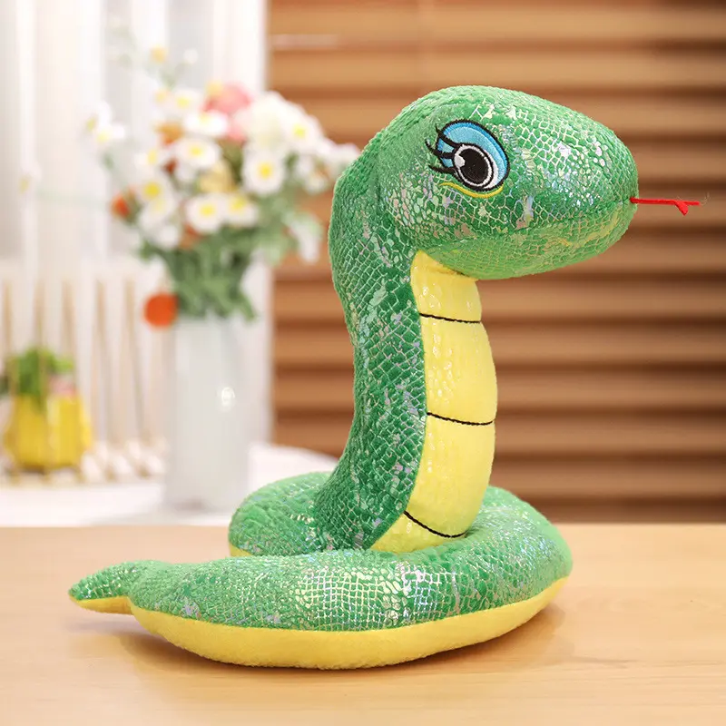 Sequin snake mascot