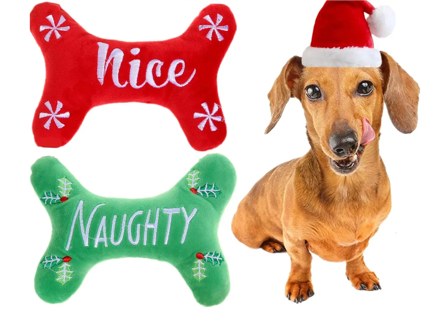 YUNLIN Holiday Plush Toys for Pets