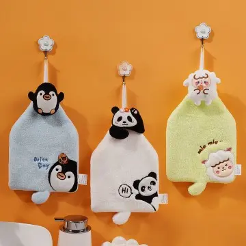 Cartoon hand towel absorbent quick-drying kitchen towel kid hand towel
