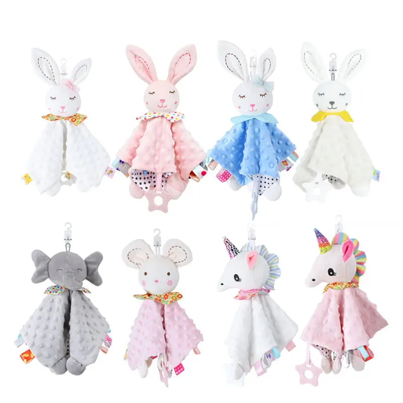 Baby comfort towel baby animal soothing towels baby soothing toys