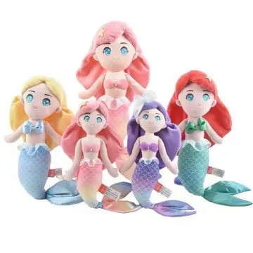 Sea world mermaid plush toys mermaid princess rag dolls sleeping toys