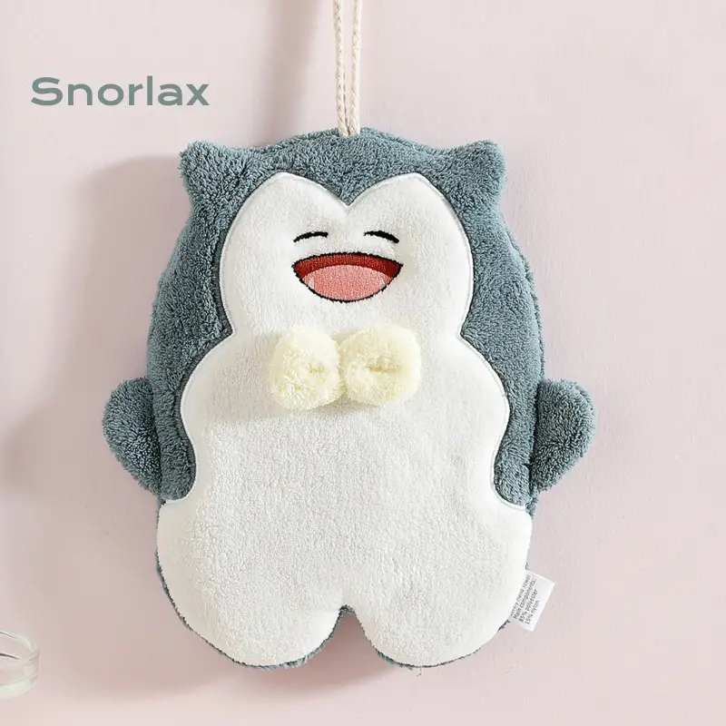 Snorlax hand towel 