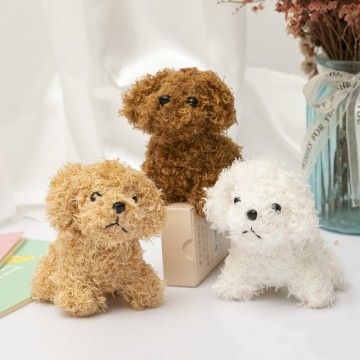 Cute simulated dog plush toy soft animal plush toy promotional gifts