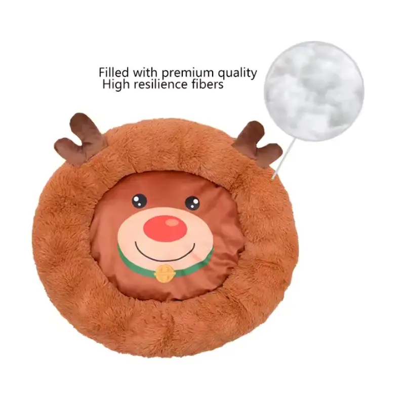 round pet bed