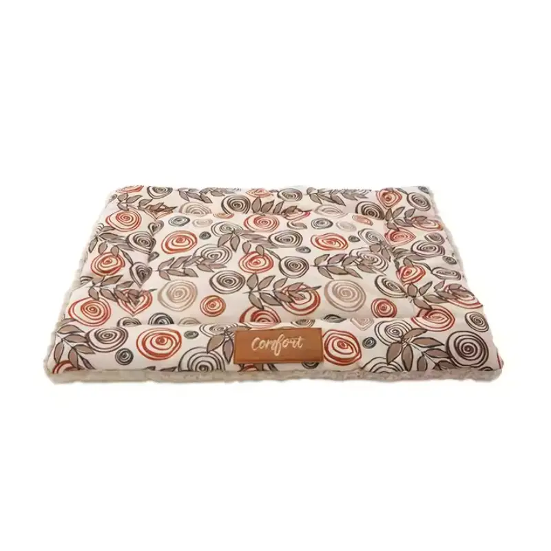 plush dog bed mat 
