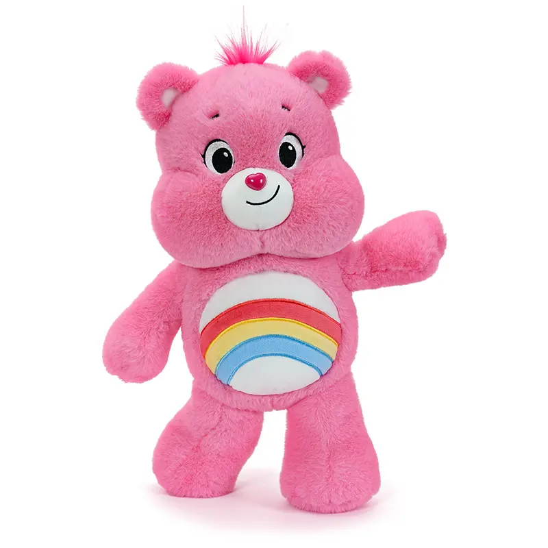 Rainbow teddy bear plush