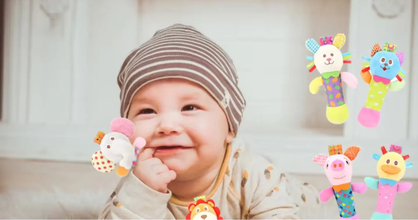 Baby plush hand rattle manufacturer