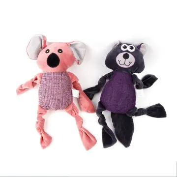 Knotted linen pet plush toys bite resistant koala bear toy pet toys