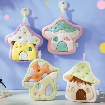 Cartoon mushroom House hand towel absorbent children handkerchief