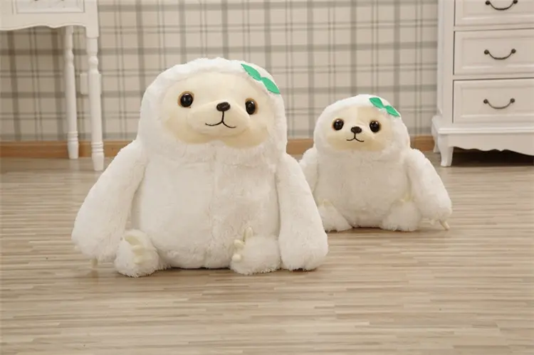Customized ECO friendly plush sloth soft stuffed sloth toy made of RPET material