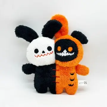 Halloween plush toys cute two-headed ghost rabbits holiday decorations