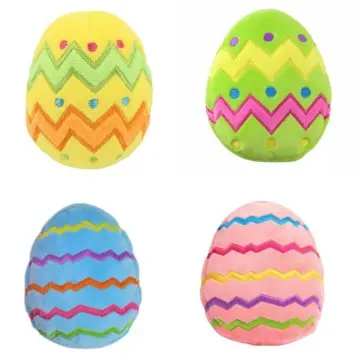 Easter egg plush stuffed toy soft colorful egg toy cute gifts for kids