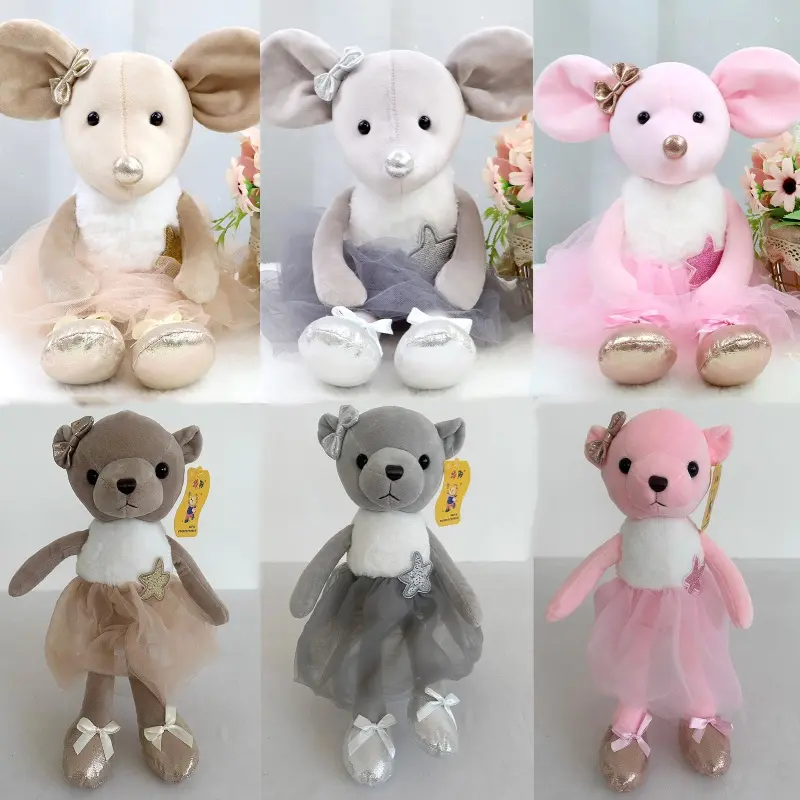 ballerina animal plushie