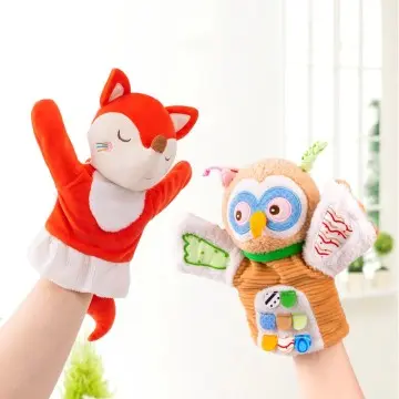 Animal hand puppets cartoon reversibl...
