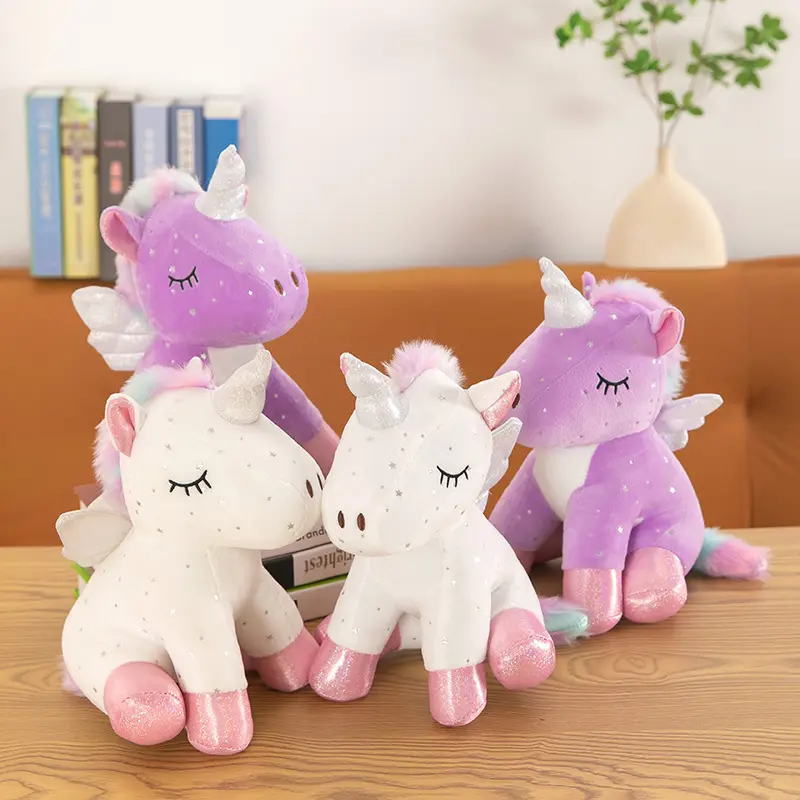 unicorn plush toy for bedroom decor