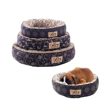 Manufacturer Custom Comfortable Washable Luxury Round Pet Cat Dog Bed