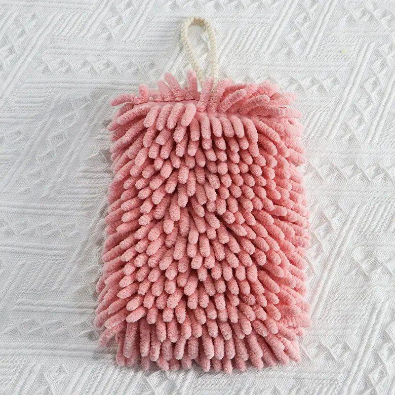 Chenille hand towel (6)bwz