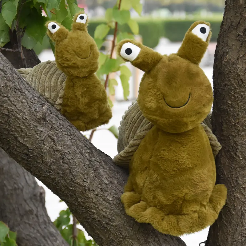 snail plush doll