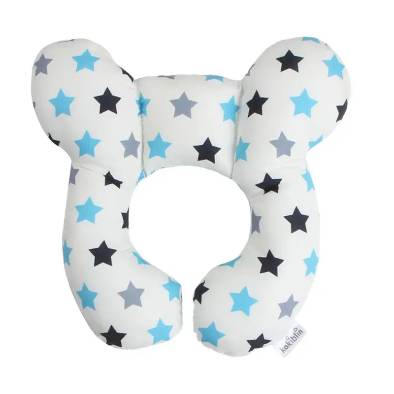 Baby cartoon U-shaped pillow travel cart neck pillow baby head styling pillow