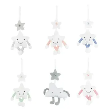 Pentagram music wind chimes hanging stroller baby plush toys baby gift