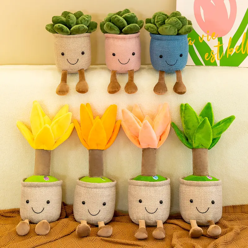 indoor plant stuffed toys