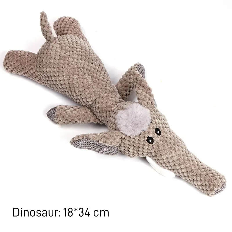 dinosaur shaped dog toys