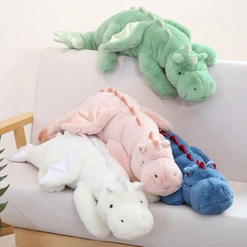 Dinosaur stuffed plush toys soft baby sleeping soothing throw pillows