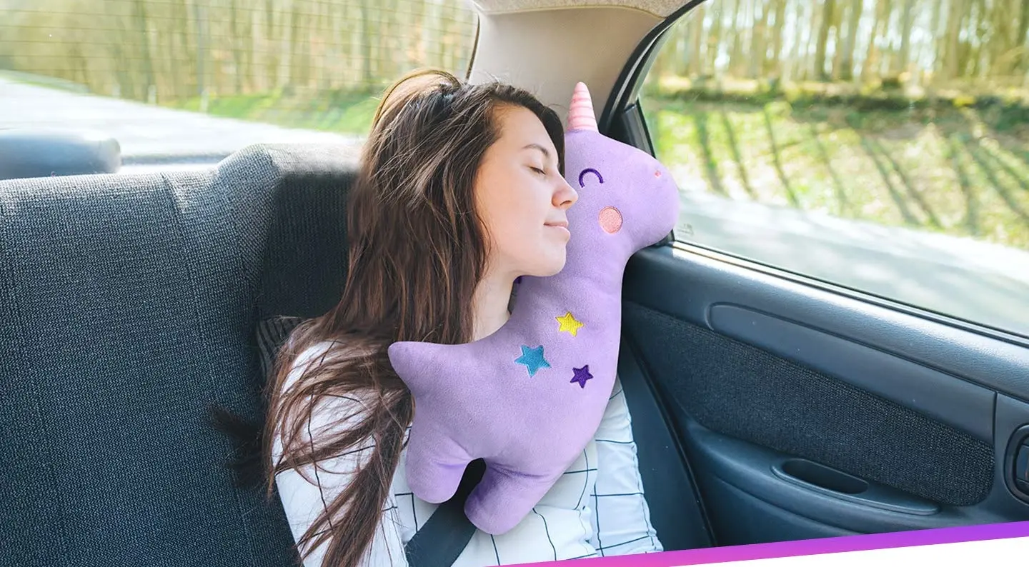 Children Travel Companion-- Animal Car Seat Belt Pillows