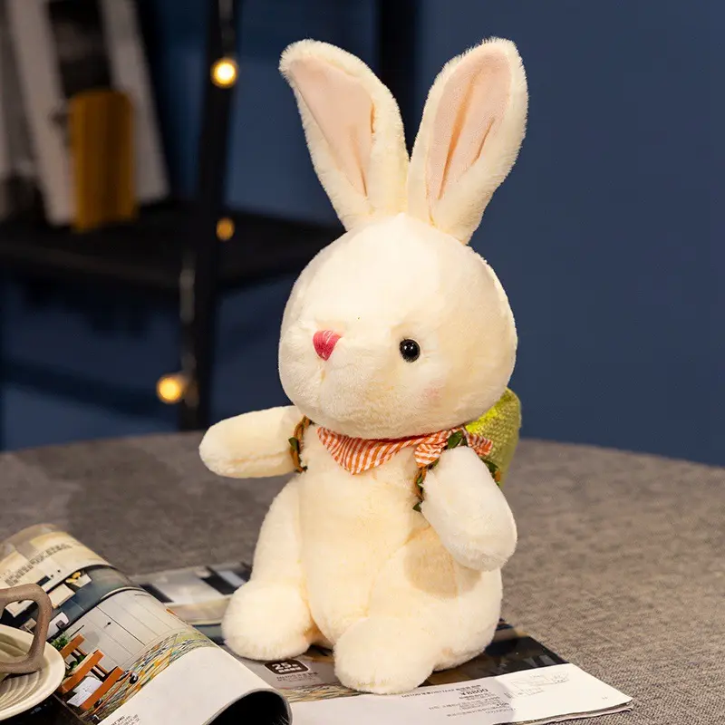 Adorable rabbit cuddly toy
