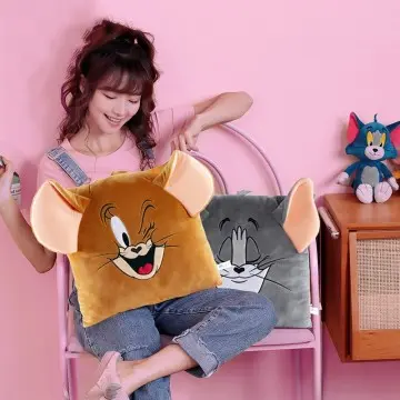 Tom Cat Jerry Mouse soft throw pillows sofa cushions birthday gifts