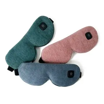 Washable Durable Reusable Hot Compress Eye Mask with Lithium Battery
