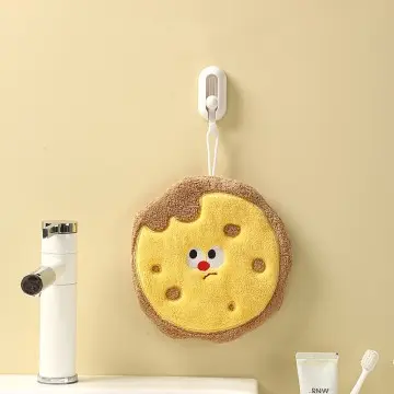 Thick hand wipes hamburger chips cookie shaped cartoon hand towels