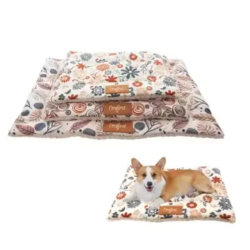Manufacturer Custom Wholesale Plush Soft Dog Crate Pad Pet Bed Mat