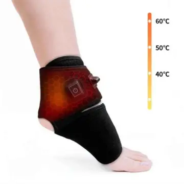 Adjustable Breathable Rechargeable Heated Ankle Brace Compression