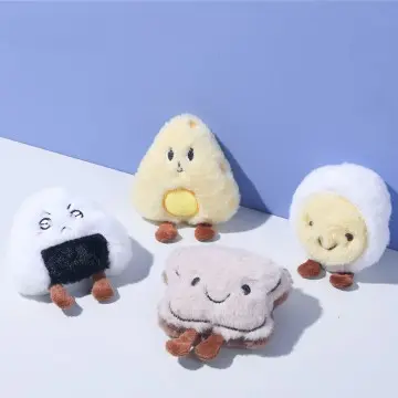 Supplier custom Bread cheese rice ball poached egg catnip cat plushies