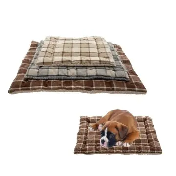 Manufacturer Custom Soft Reversible Pet Dog Crate Pad Cat Dog Bed Mat