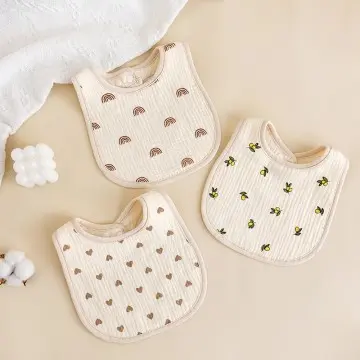 U-shaped bib cotton cloth baby bib baby anti-vomiting milk towel bib