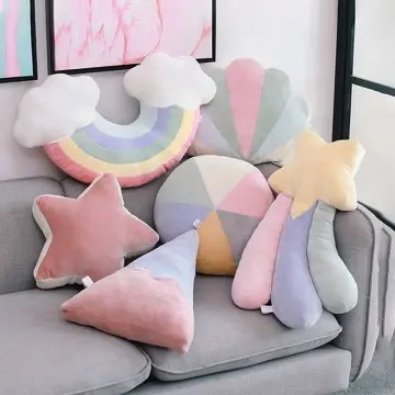 Star-shaped throw pillow moon-shaped cushion soft pillow cushion gifts