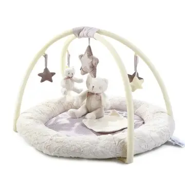 Soft cute design educational gym play mat for 0-2 years babies