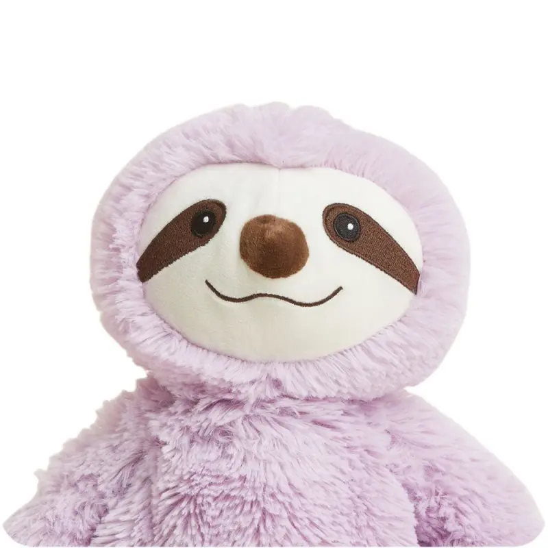 Microwaveable sloth toy