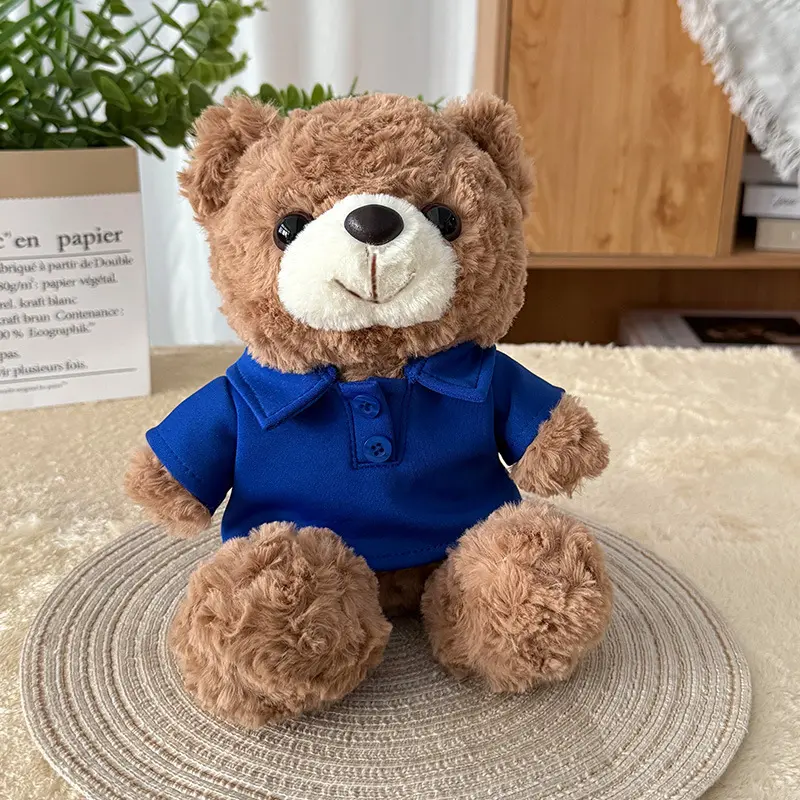 teddy bear with shirts