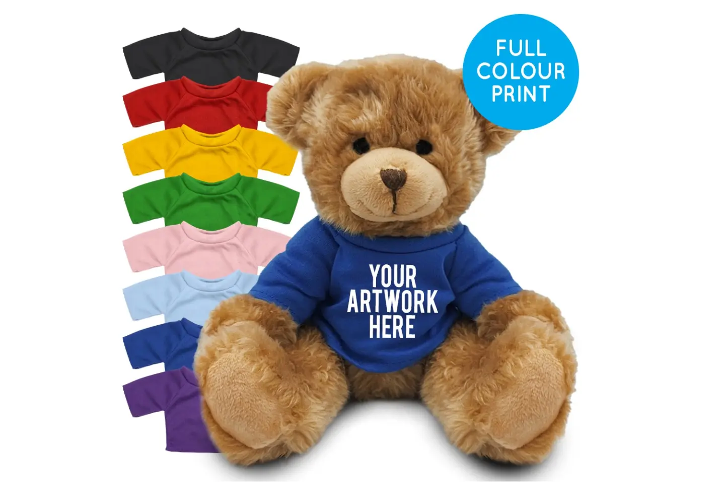 YUNLIN custom teddy bears plushies with logo t-shirts