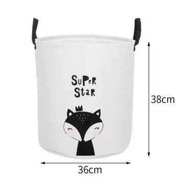 Foldable clothes basket thick cloth multipurpose durable storage basket