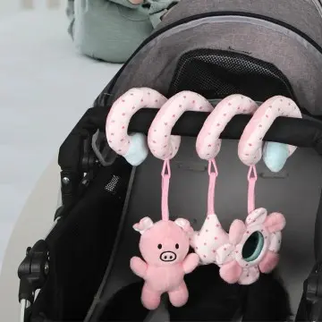 Baby soothing plush toys 0-1 years old newborn push lathe pendant