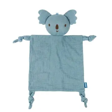 New design baby soothing towel Baby double cotton cloth square towel elephant sleeping drool towel toy