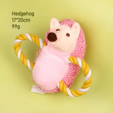 Pet toy mop plush hedgehog plush toy molar resistant hedgehog pet toy