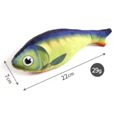 Simulated carp goldfish bream pet toy catmint fish shaped toy for cats