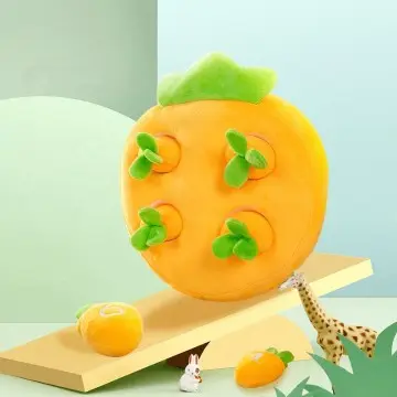 Plush carrot toy baby can chew baby p...